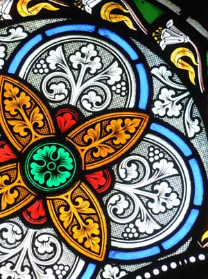 Rose Window, Stained Glass Window, St.Marys Church of Ireland, Killarney